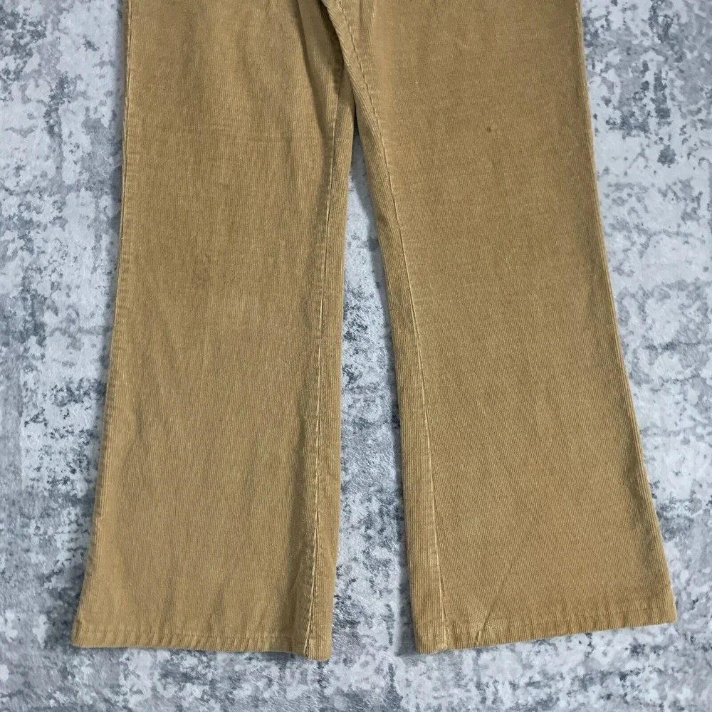 Vintage Lee Pants 30x29 Union USA Brown Corduroy Bootcut Talon 70s 80s Tag 30L